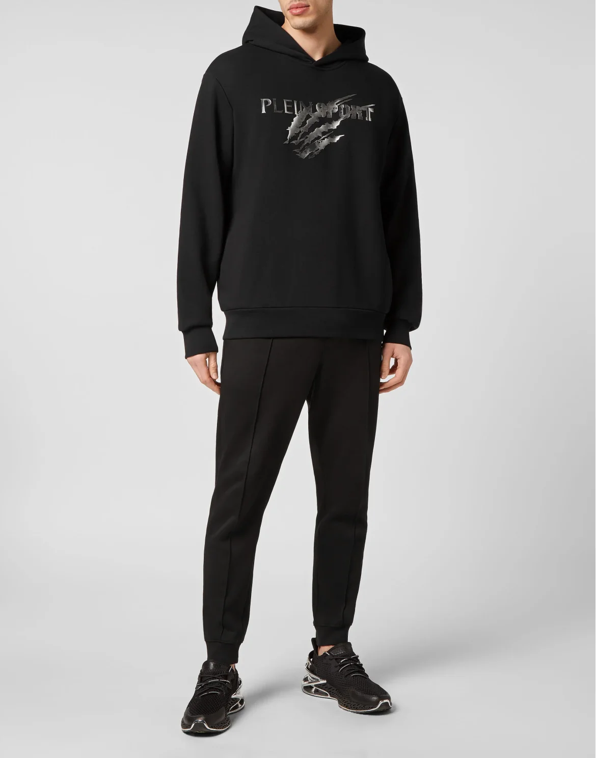 Hoodie Sweatshirt Scratch, цвет: Черный