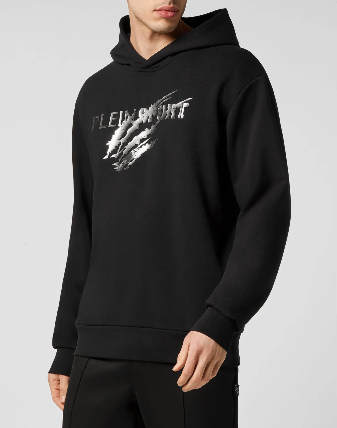 Hoodie Sweatshirt Scratch, цвет: Черный