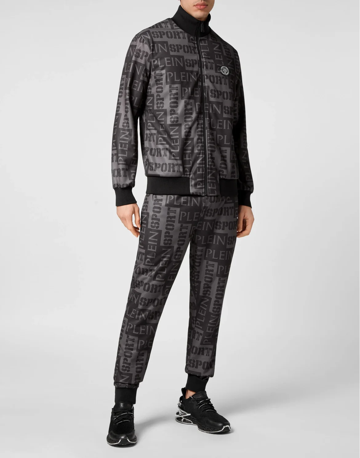 Jogging Tracksuit:Top/Trousers, цвет: Черный