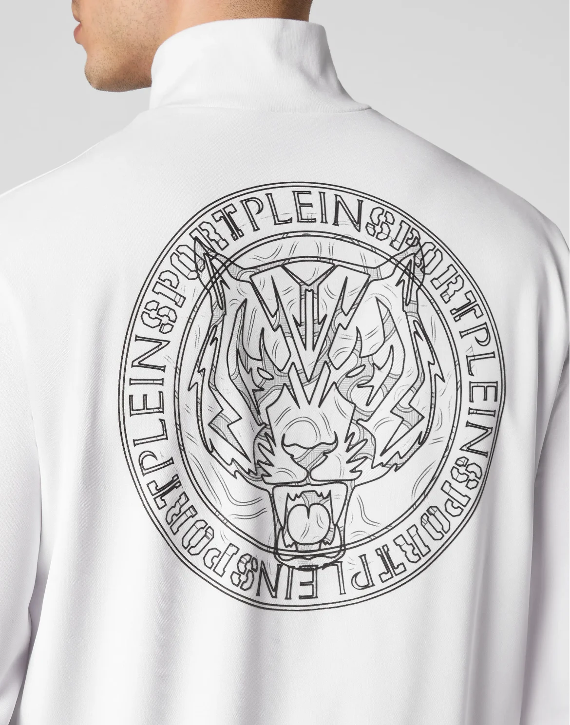 Jogging Tracksuit:Top/Trousers Tiger, цвет: Черный