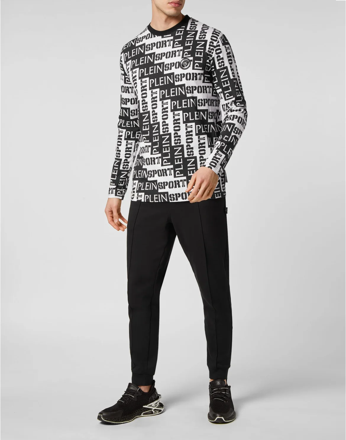 T-shirt Round Neck LS, цвет: Черный