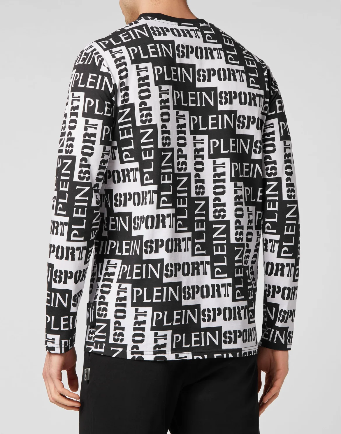 T-shirt Round Neck LS, цвет: Черный