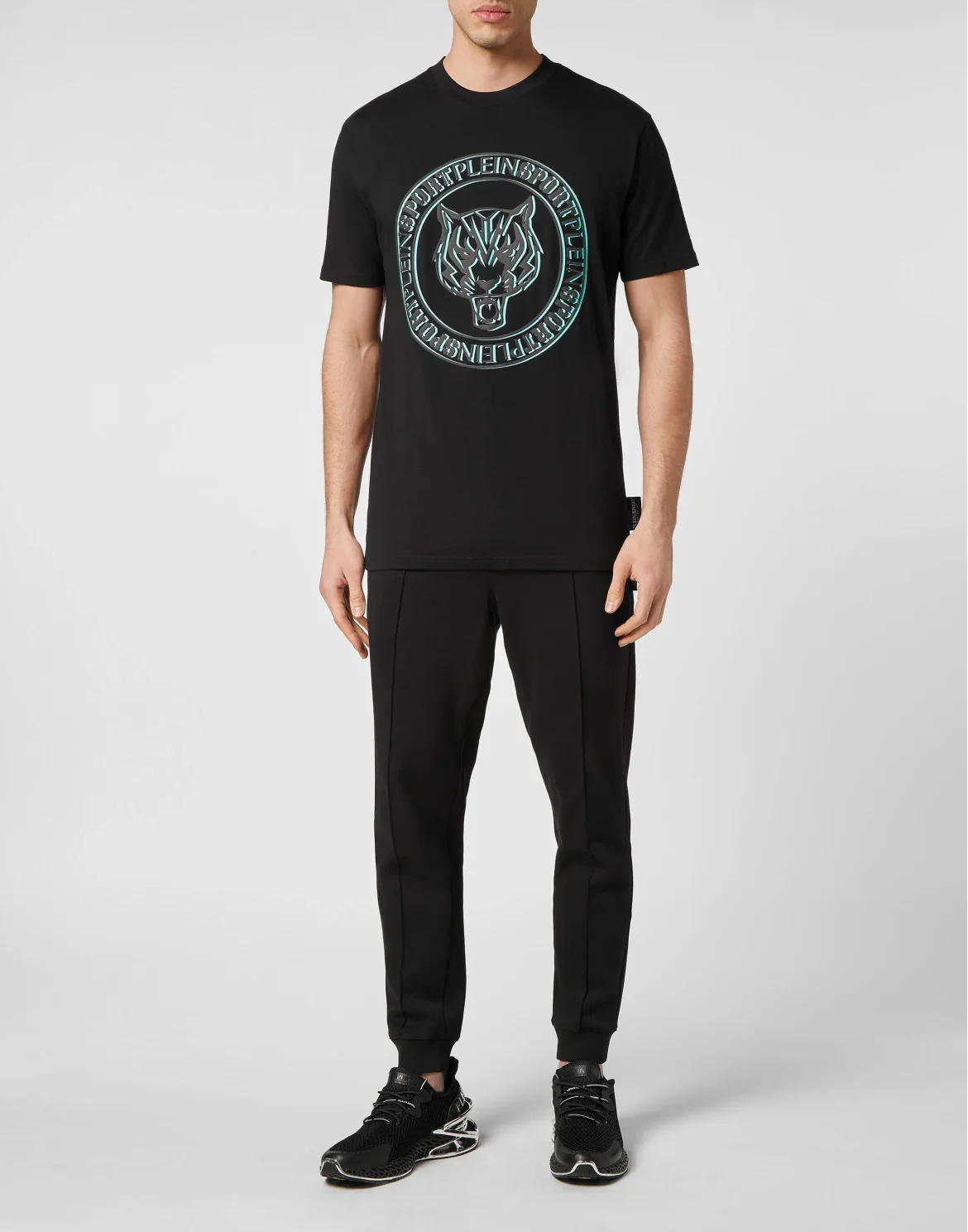 T-shirt Round Neck SS Tiger, цвет: Черный