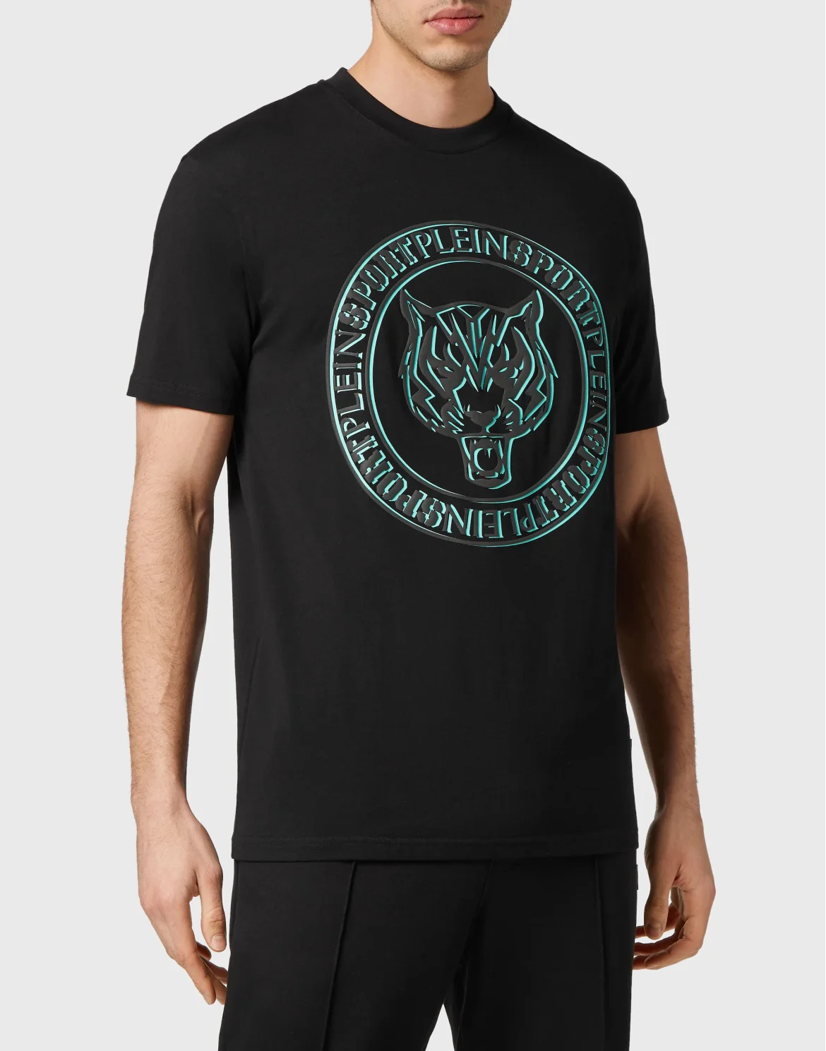 T-shirt Round Neck SS Tiger, цвет: Черный