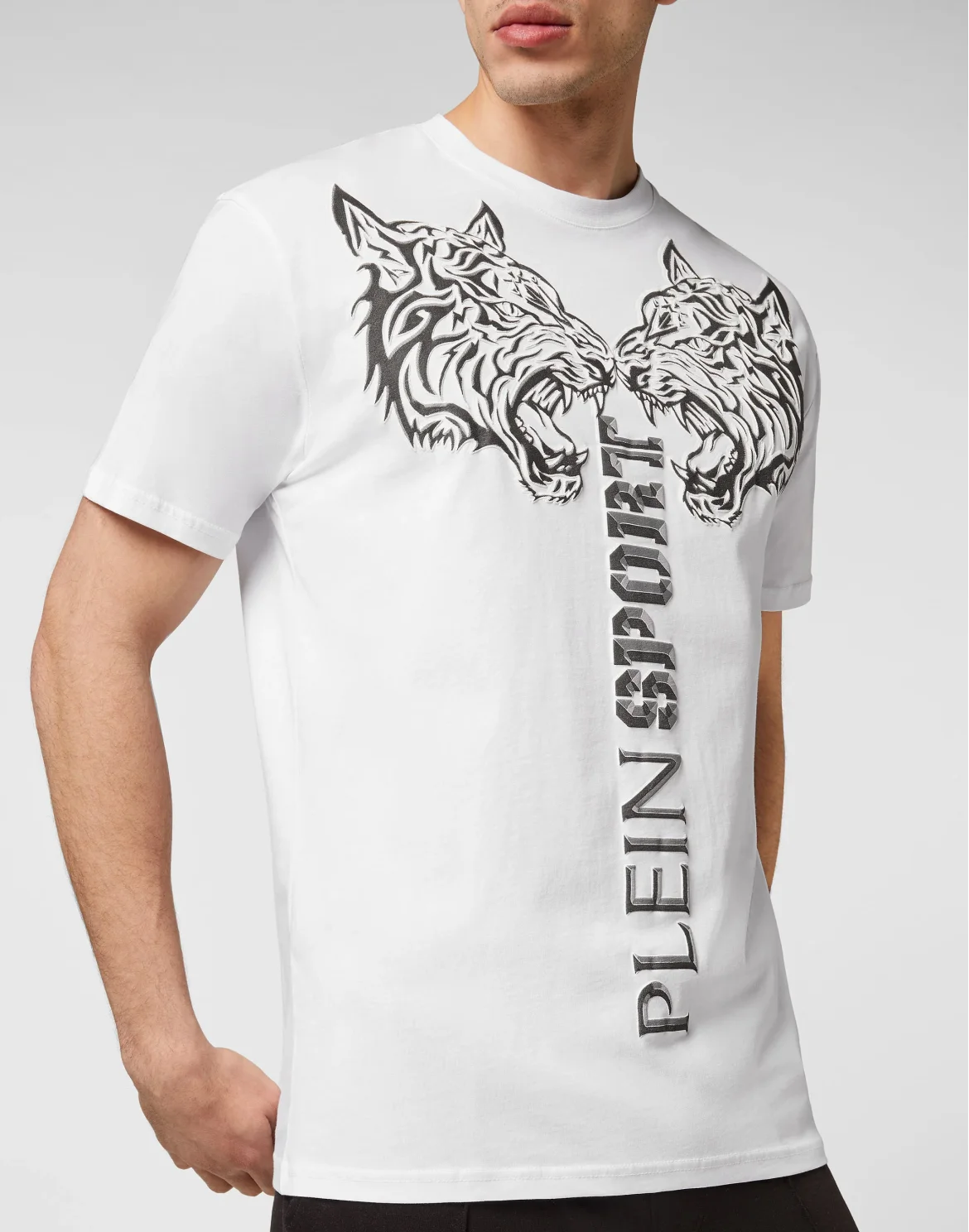 T-shirt Round Neck SS Tiger, цвет: Черный