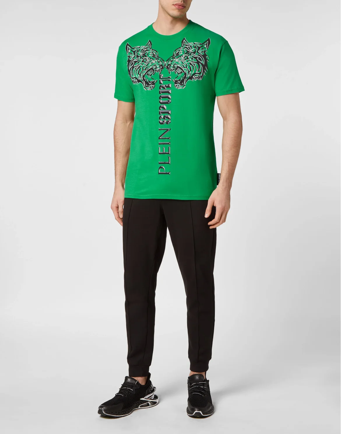 T-shirt Round Neck SS Tiger, цвет: Серый