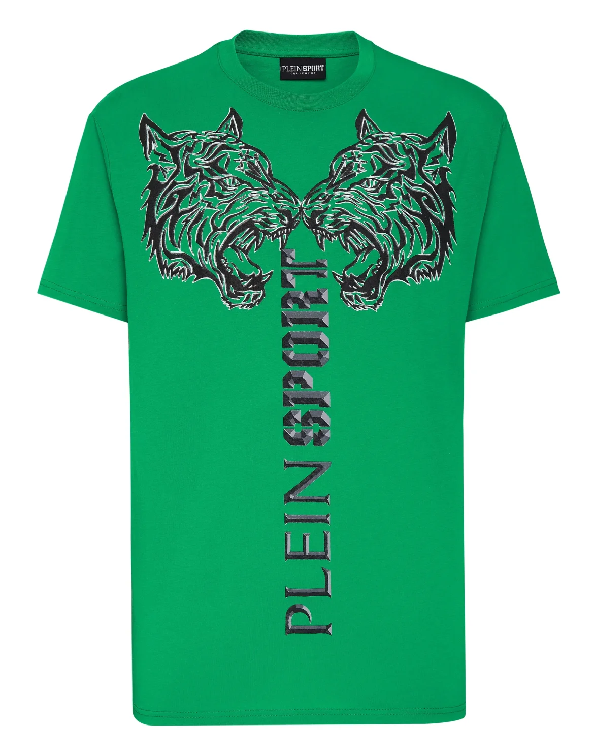 T-shirt Round Neck SS Tiger, цвет: Серый