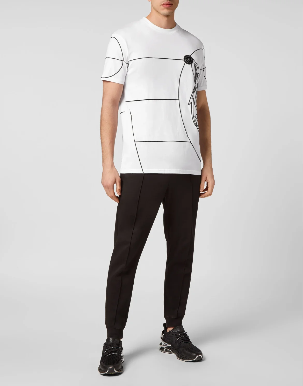T-shirt Round Neck SS Tiger, цвет: Черный