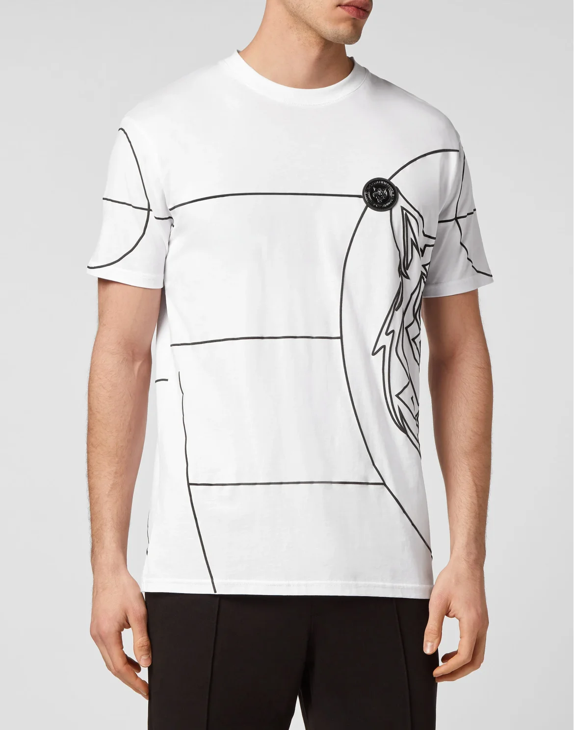 T-shirt Round Neck SS Tiger, цвет: Черный