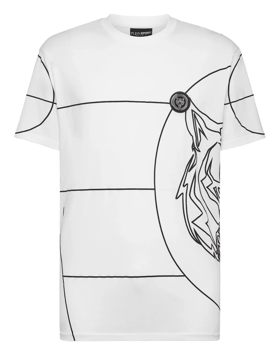 T-shirt Round Neck SS Tiger, цвет: Черный