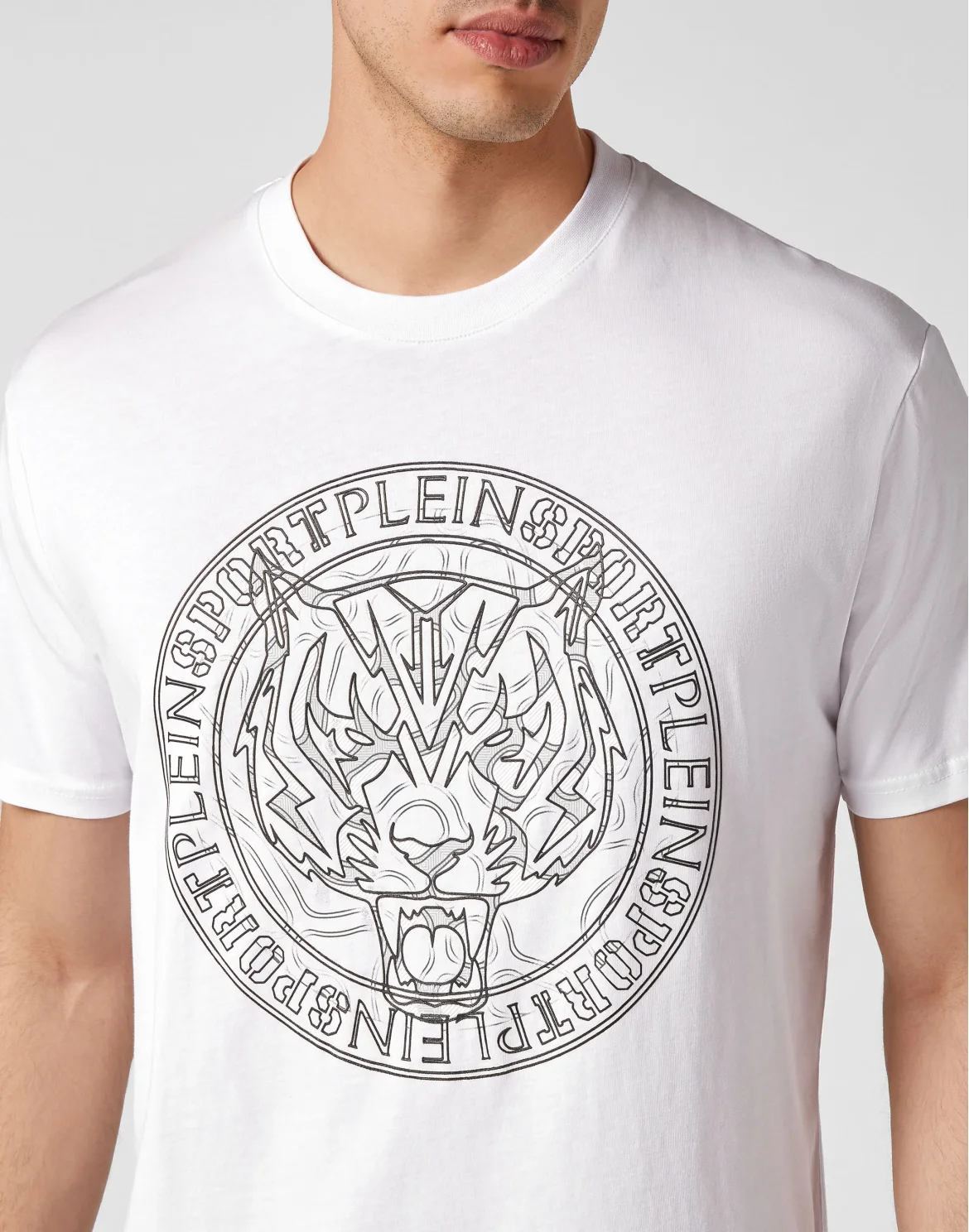 T-shirt Round Neck SS Tiger, цвет: Черный