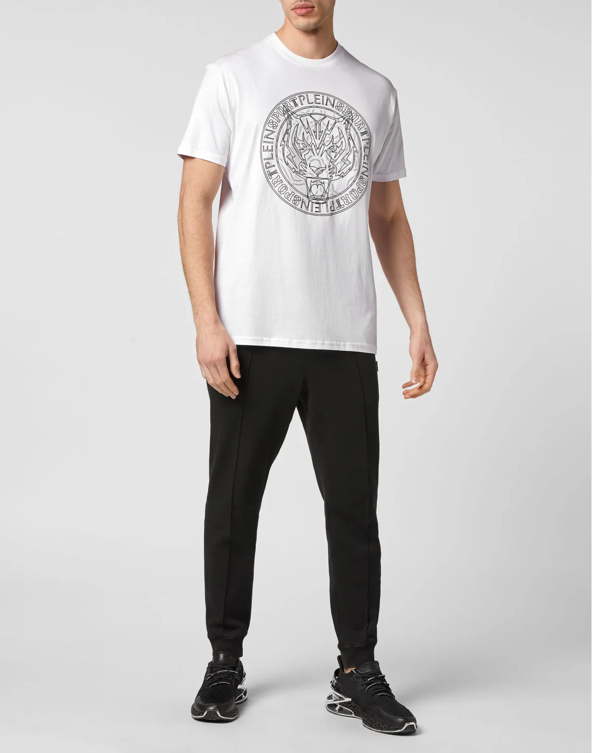 T-shirt Round Neck SS Tiger, цвет: Черный
