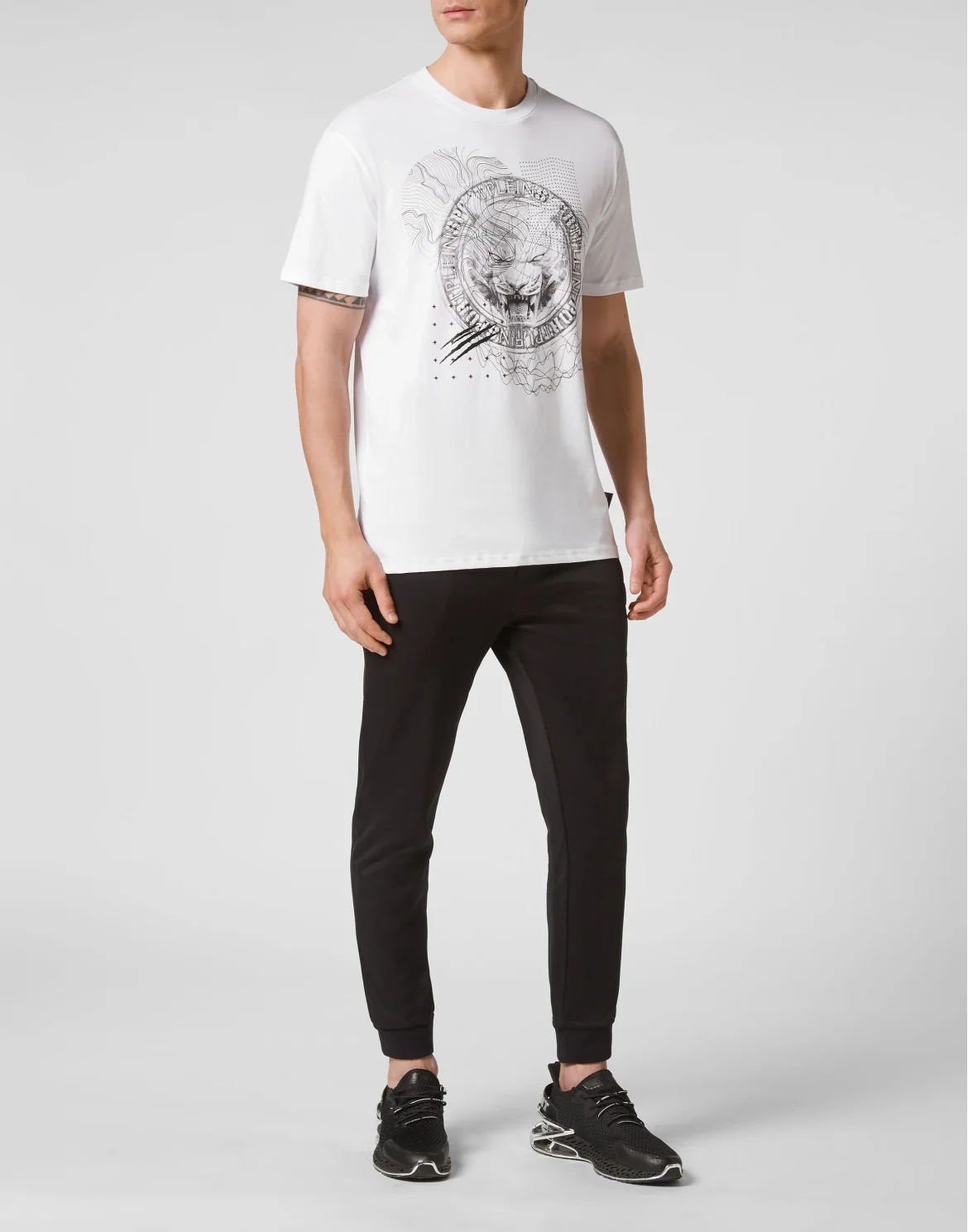 T-shirt Round Neck SS Tiger, цвет: Черный