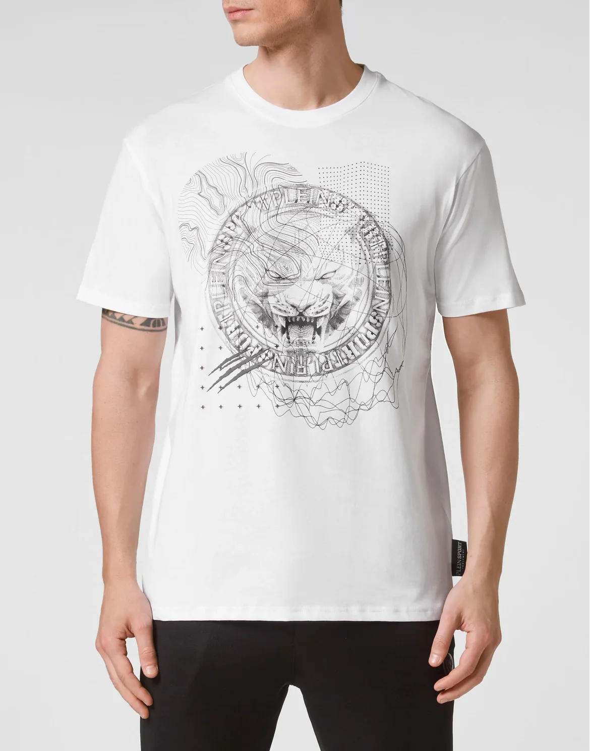 T-shirt Round Neck SS Tiger, цвет: Черный