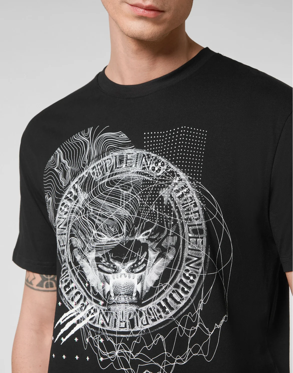 T-shirt Round Neck SS Tiger, цвет: Черный