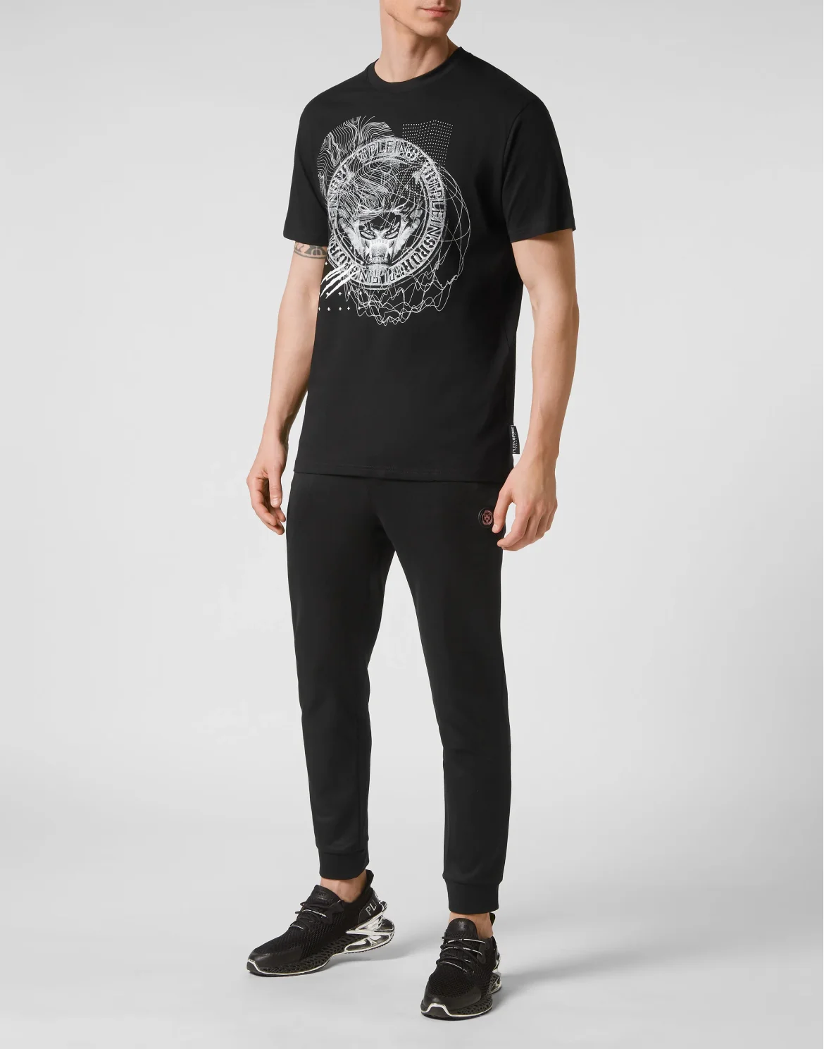 T-shirt Round Neck SS Tiger, цвет: Черный