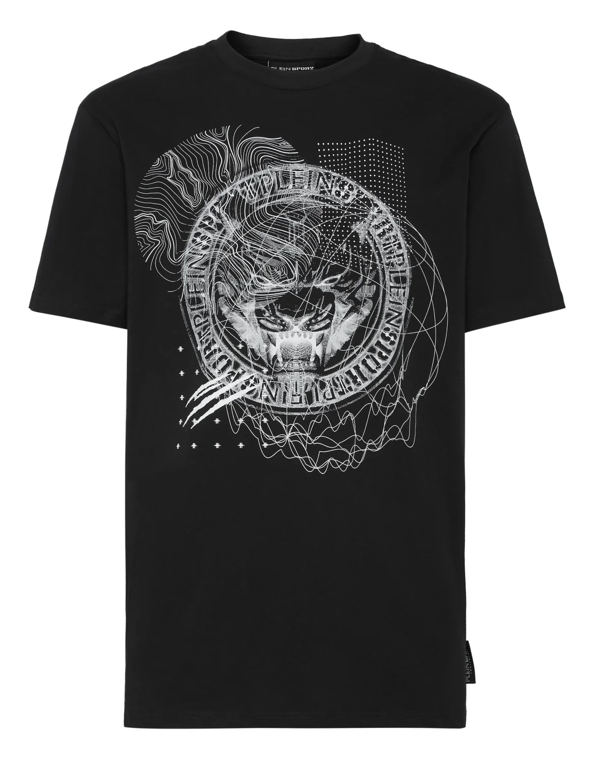 T-shirt Round Neck SS Tiger, цвет: Черный