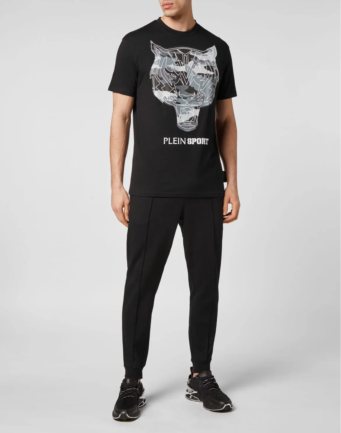 T-shirt Round Neck SS Tiger, цвет: Черный