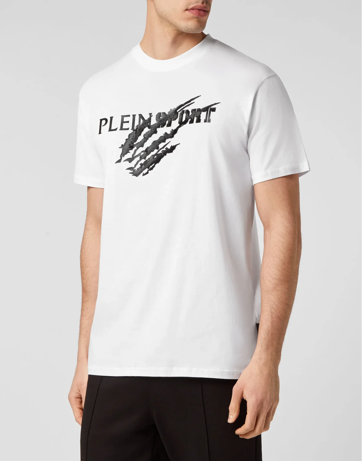 T-shirt Round Neck SS Scratch, цвет: Черный
