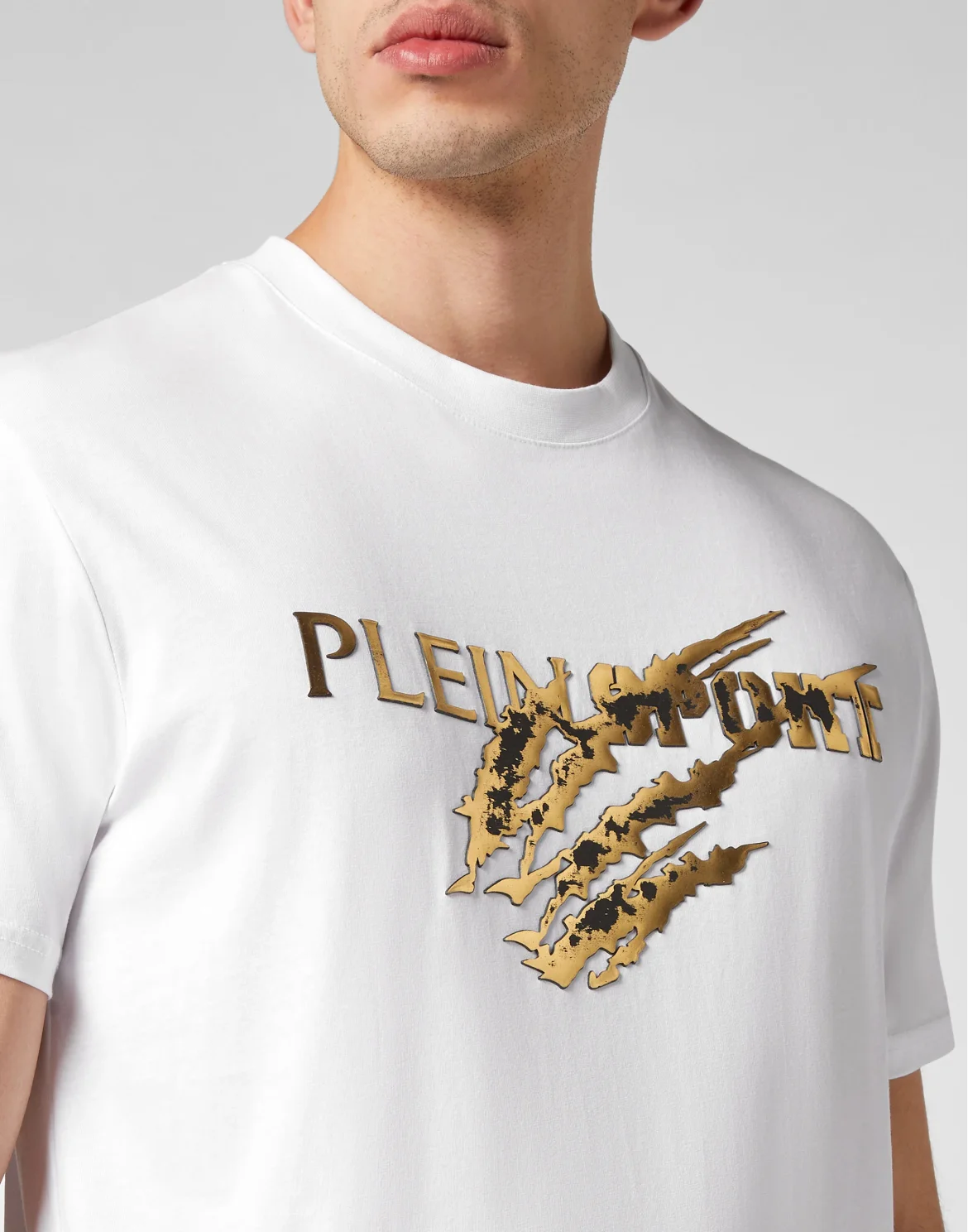 T-shirt Round Neck SS Scratch, цвет: Белый