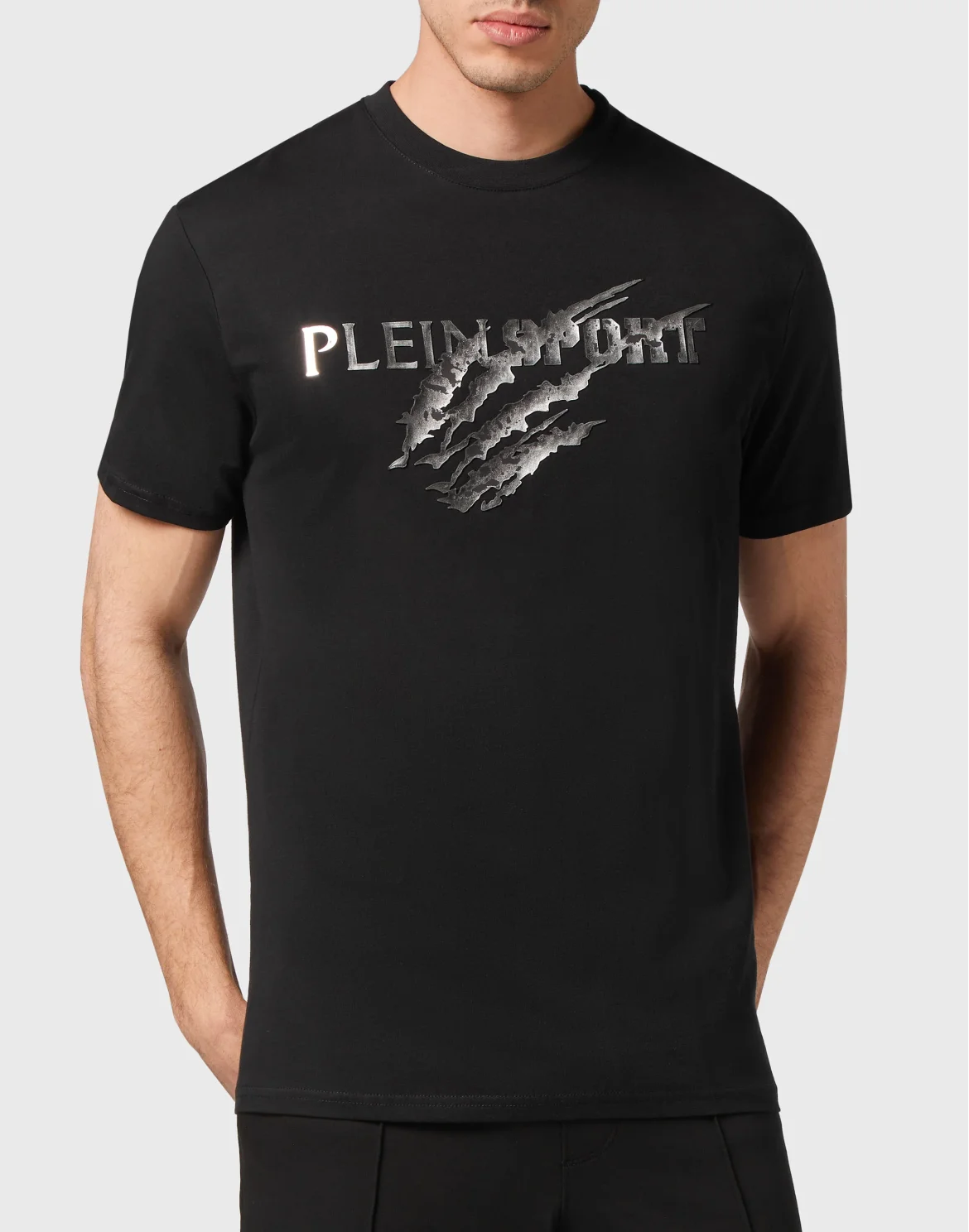 T-shirt Round Neck SS Scratch, цвет: Черный
