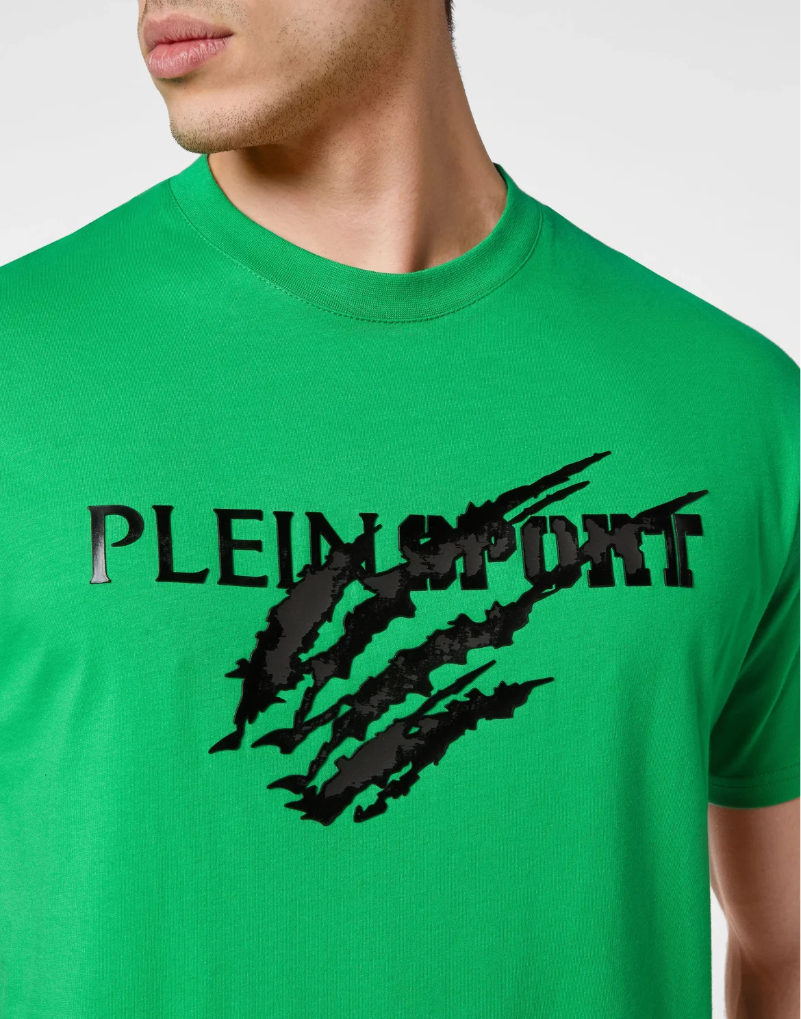 T-shirt Round Neck SS Scratch, цвет: Зеленый