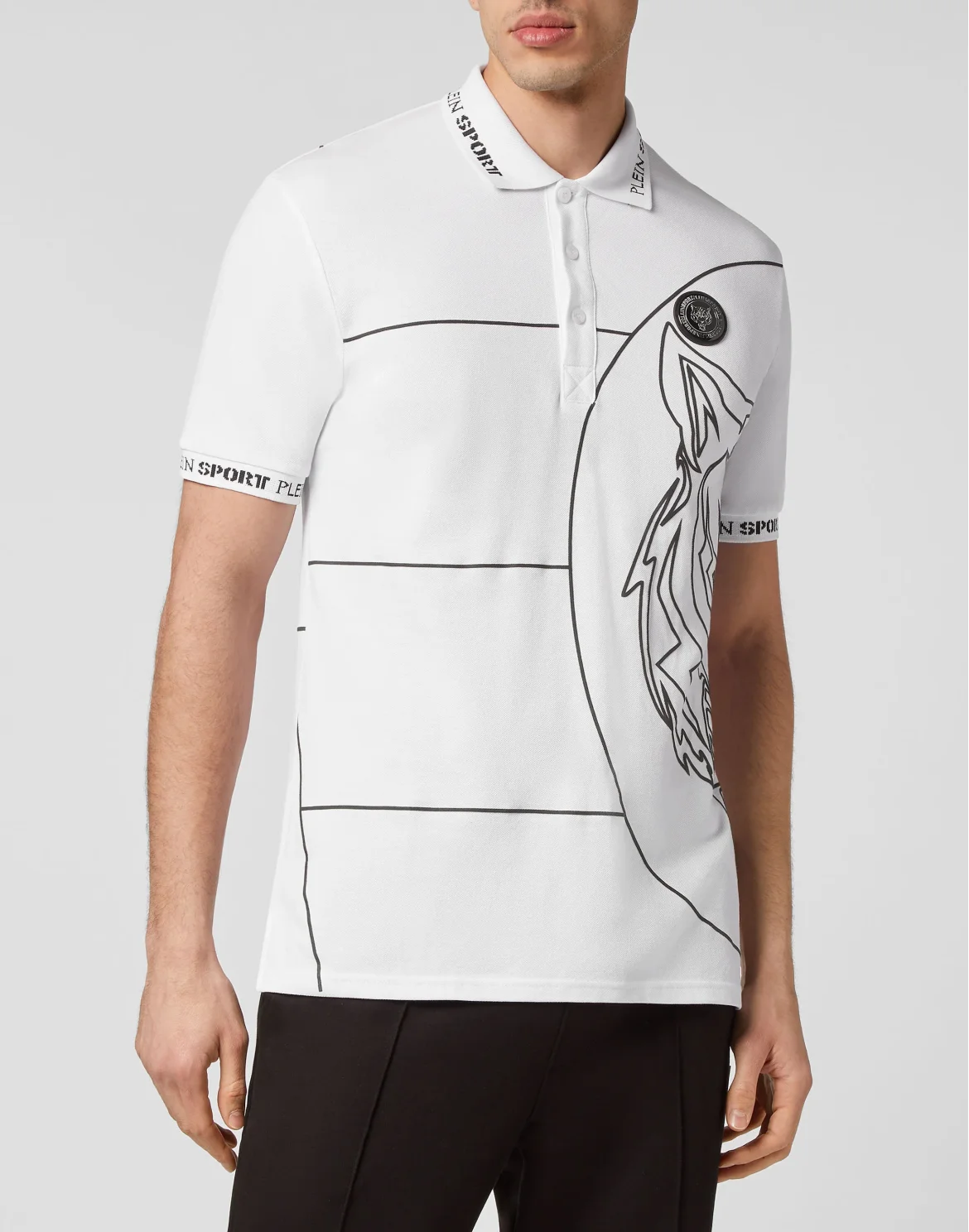 Polo shirt SS Tiger, цвет: Черный