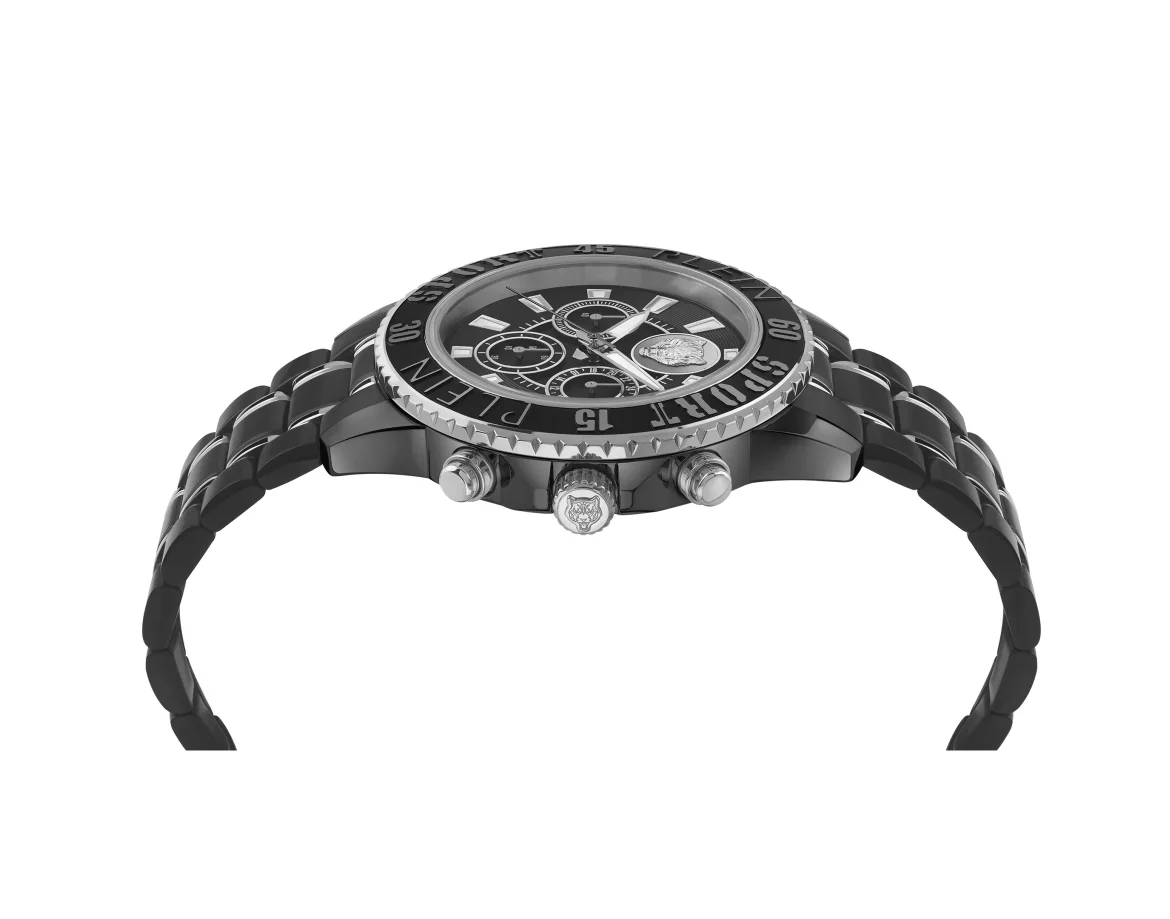 STAINLESS STEEL watch, цвет: Черный