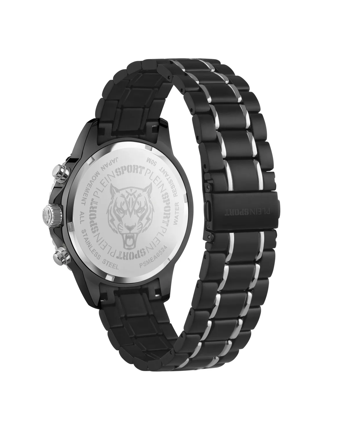 STAINLESS STEEL watch, цвет: Черный