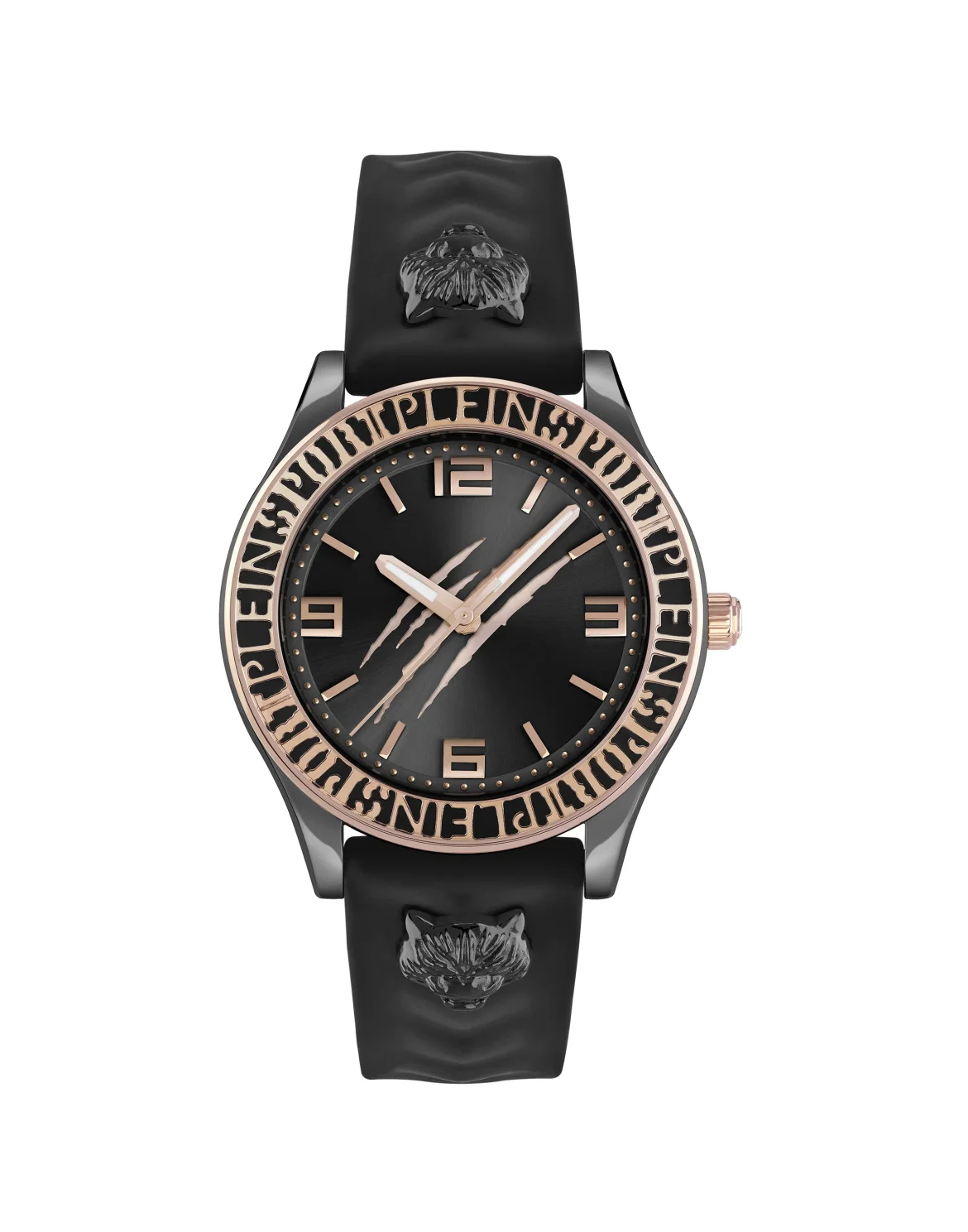STAINLESS STEEL watch, цвет: Черный