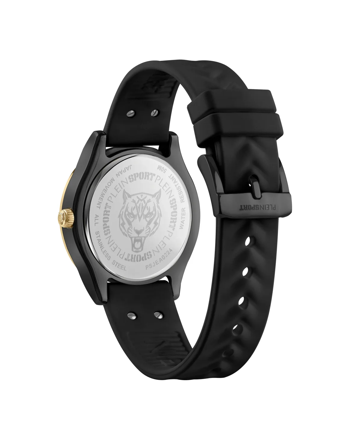 STAINLESS STEEL watch, цвет: Черный