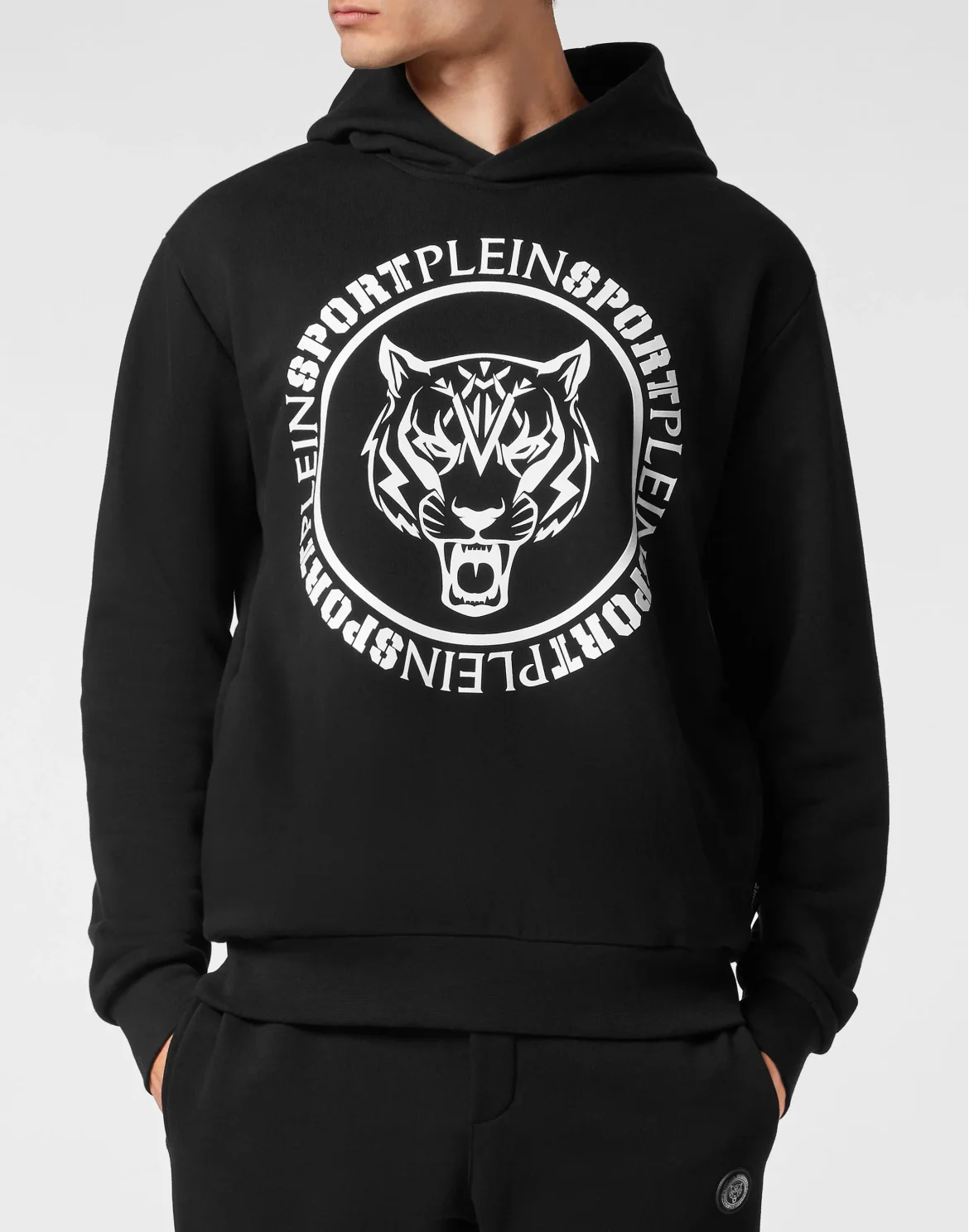 Hoodie sweatshirt Carbon Tiger, цвет: Черный
