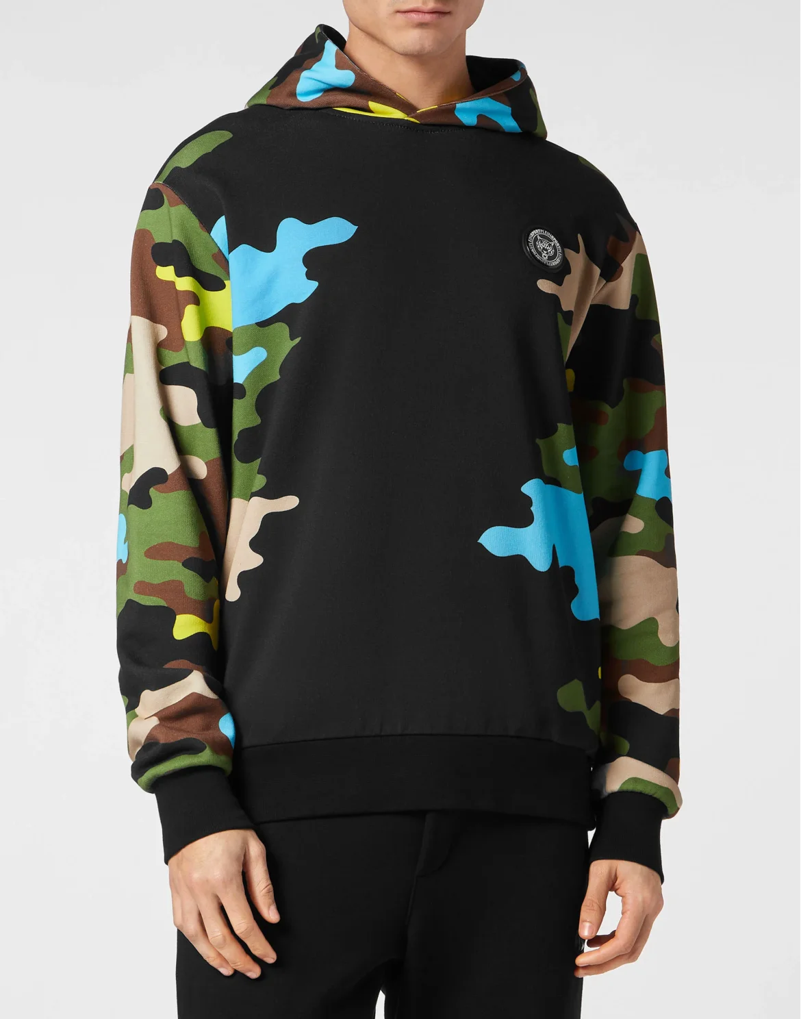 Hoodie sweatshirt Camouflage, цвет: Черный