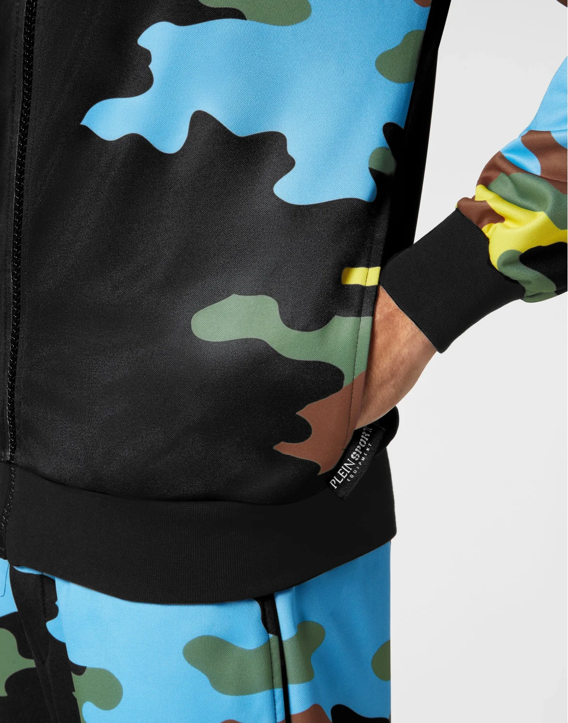 Jogging Jacket Camouflage, цвет: Черный