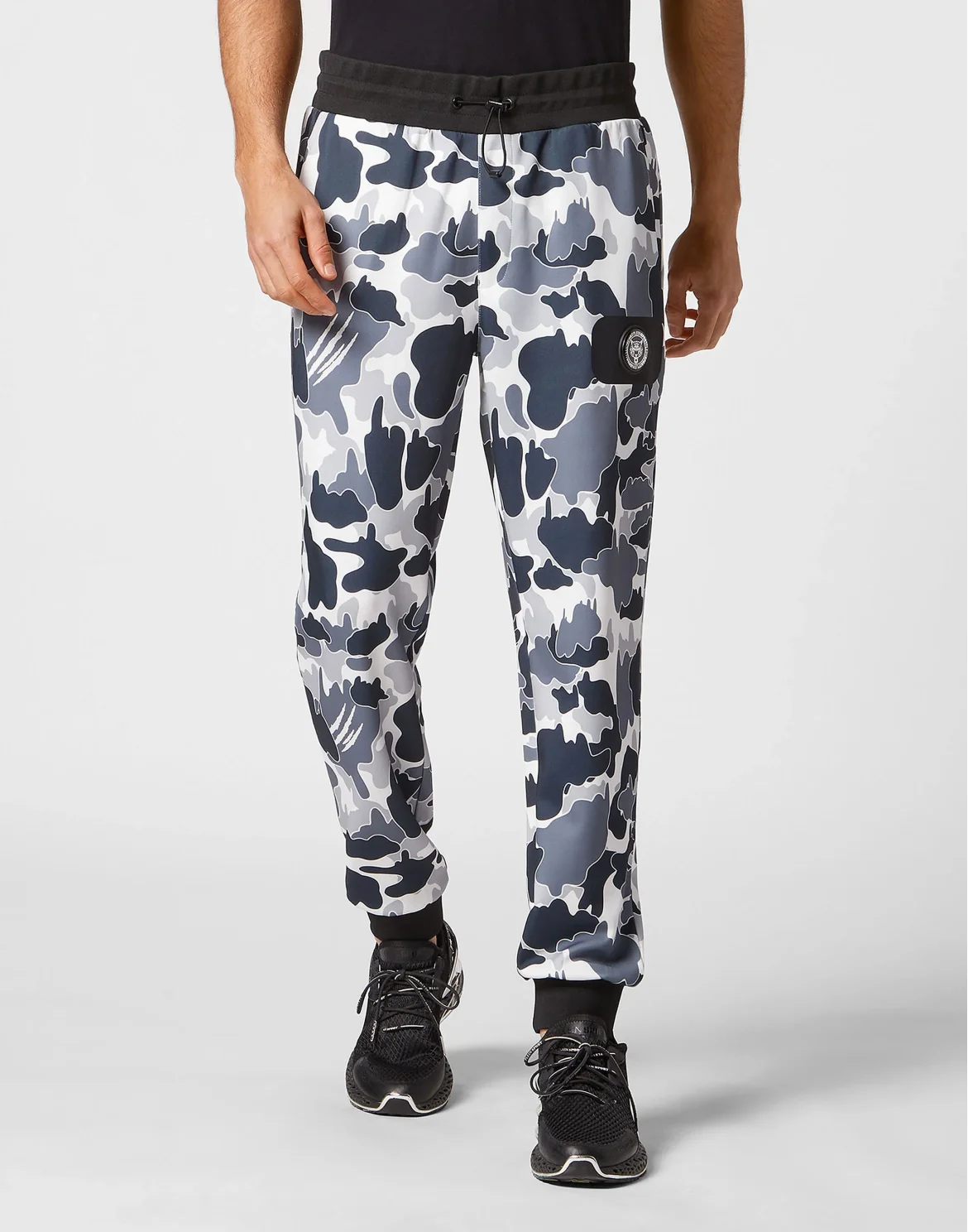 Jogging Trousers Camouflage, цвет: Черный