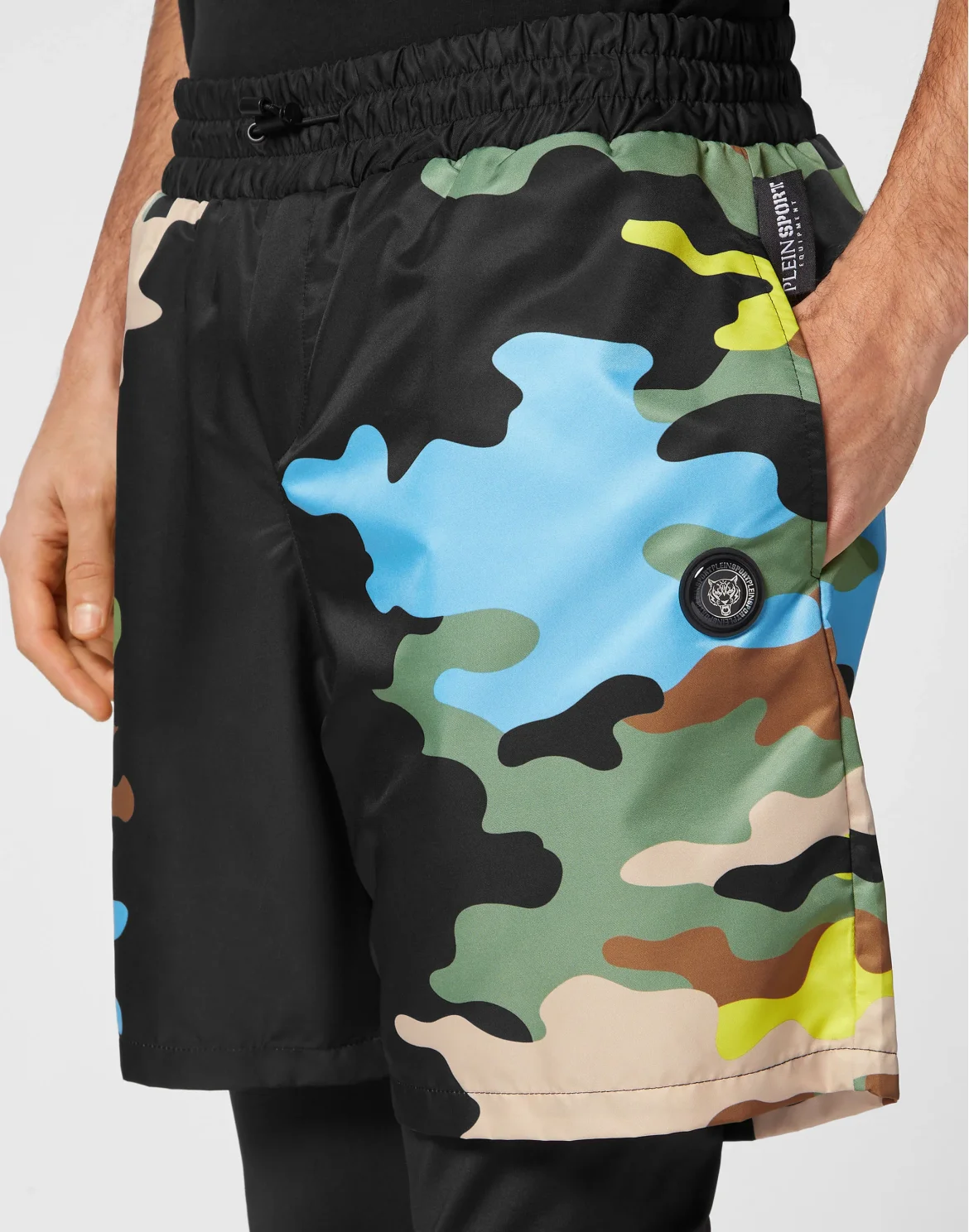 Running Pants Camouflage, цвет: Черный