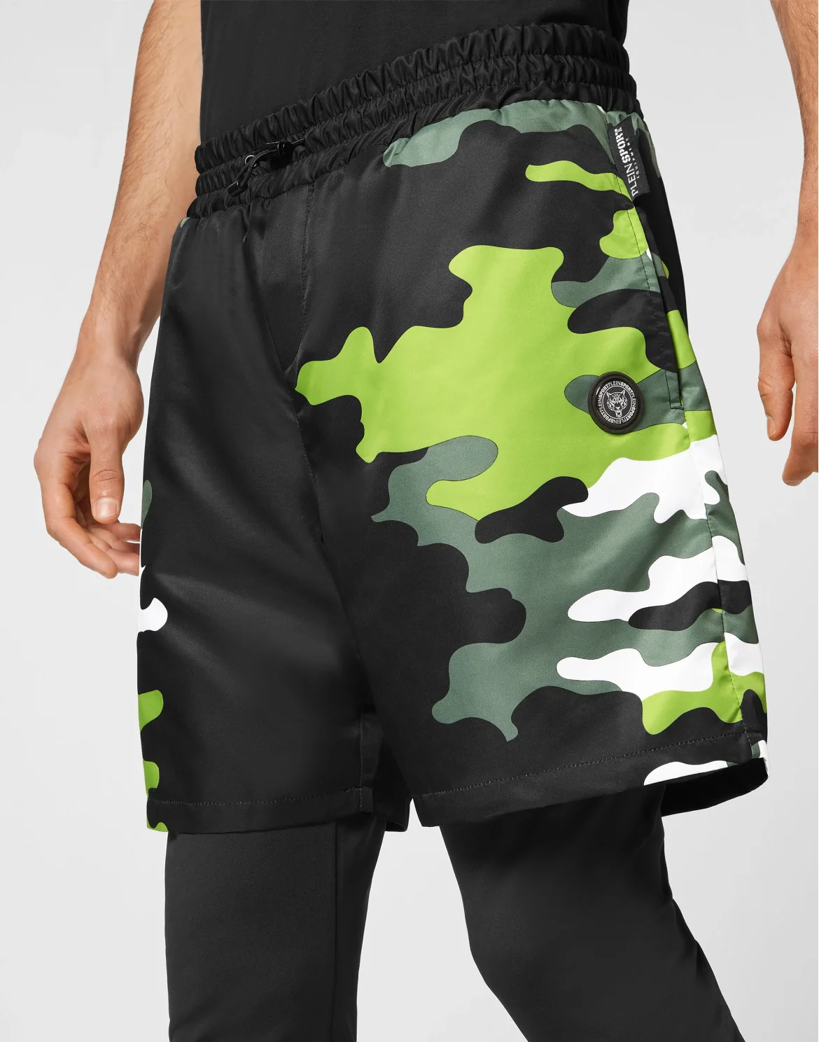 Running Pants Camouflage, цвет: Черный