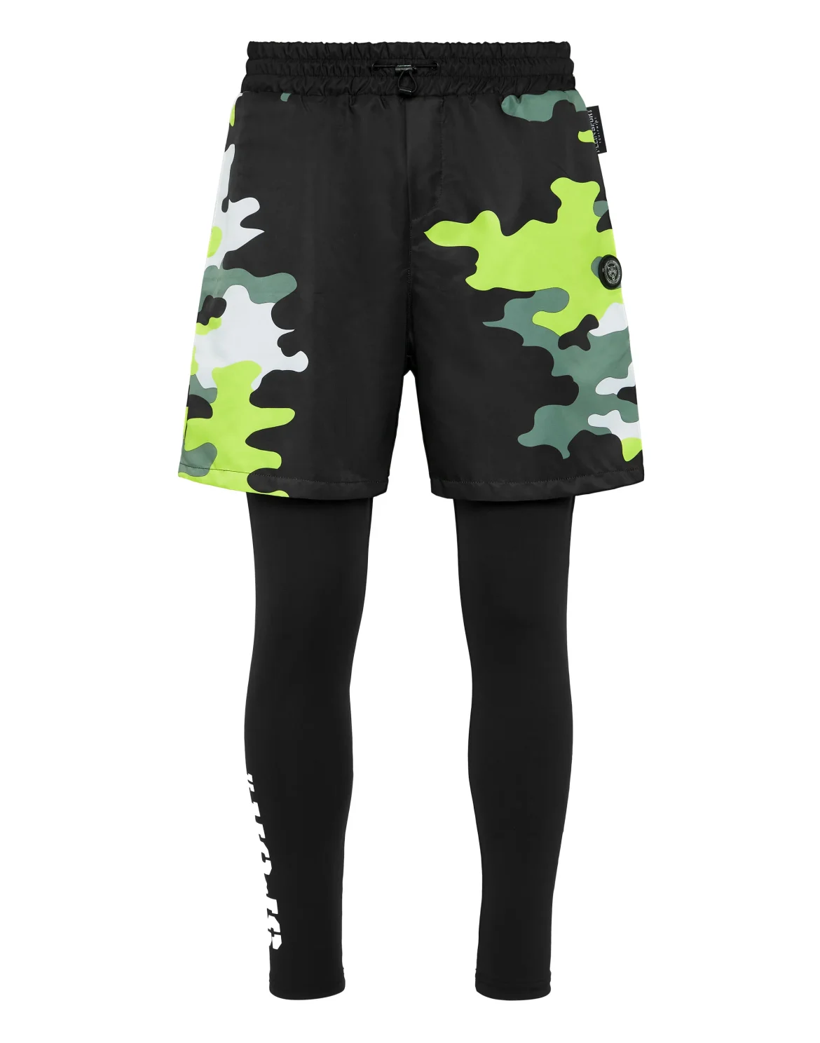 Running Pants Camouflage, цвет: Черный