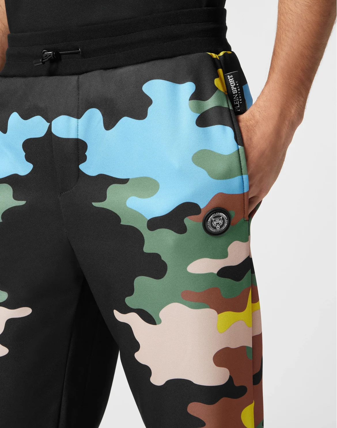 Jogging Trousers Camouflage, цвет: Черный