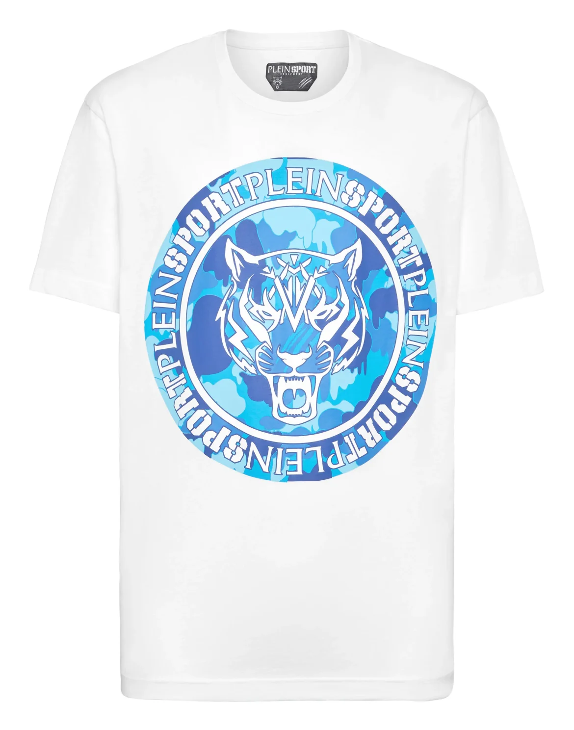 T-shirt Round Neck Carbon Tiger, цвет: Мультиколор
