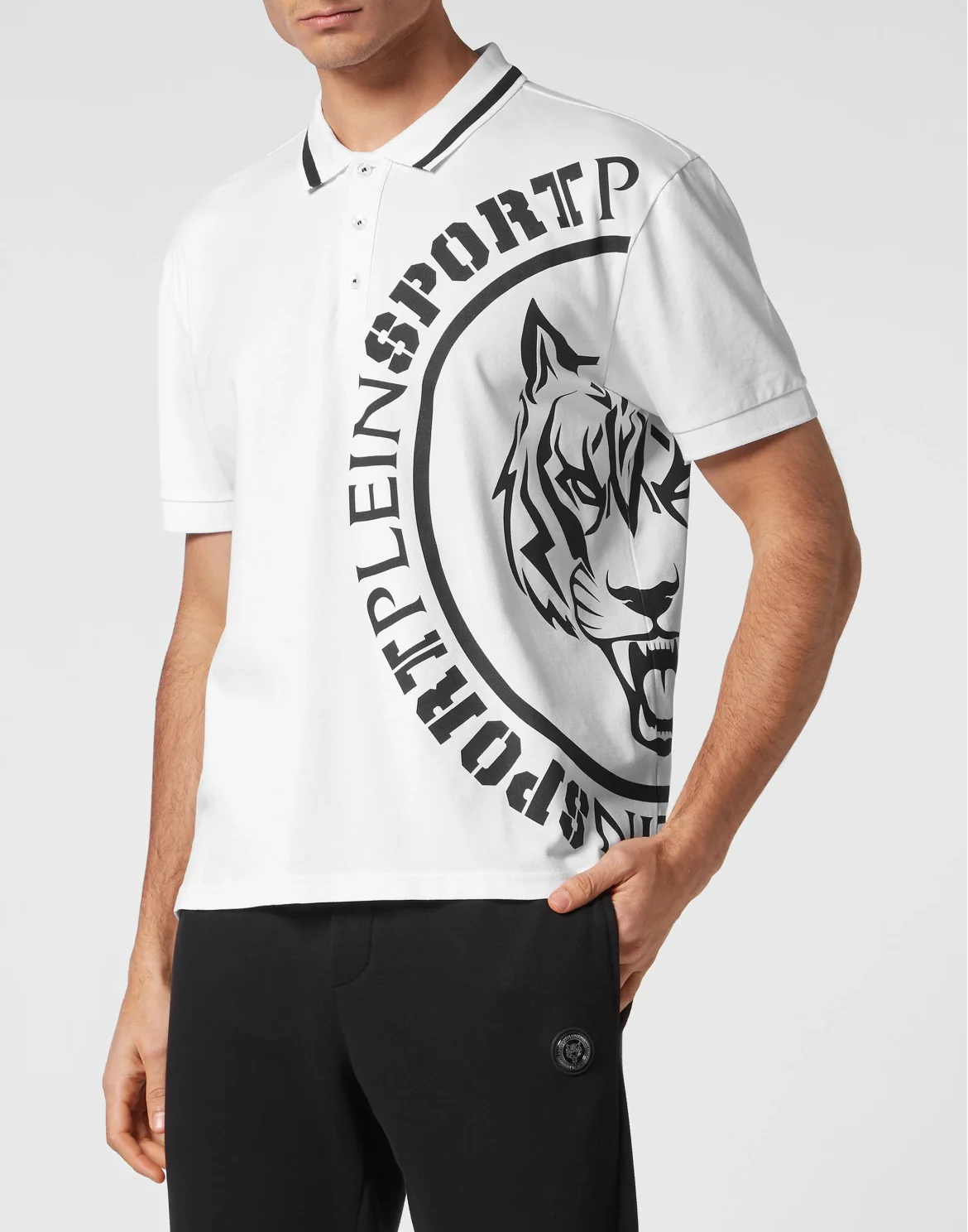 Polo Shirt Carbon Tiger, цвет: Черный