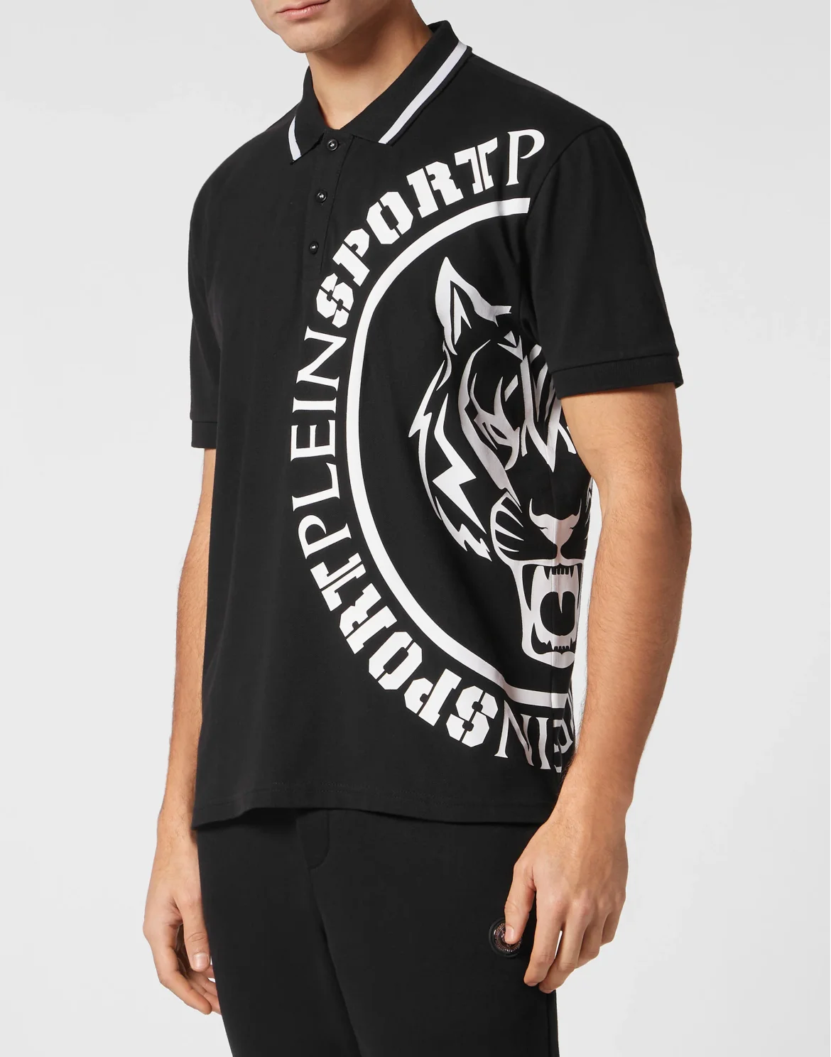 Polo Shirt Carbon Tiger, цвет: Черный