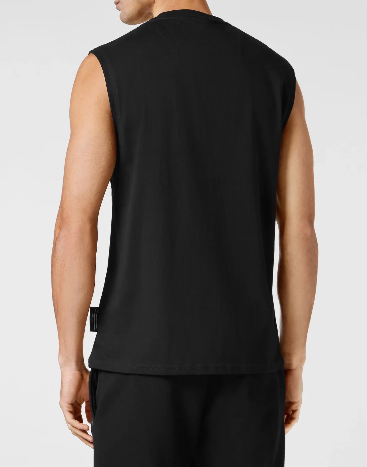 Sleeveless T-shirt Round Neck Carbon Tiger, цвет: Черный