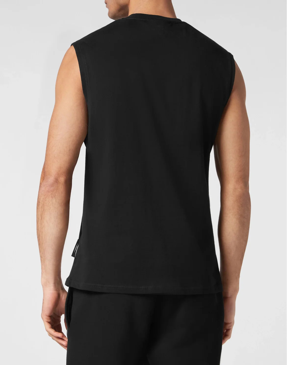 Sleeveless T-shirt Round Neck Carbon Tiger, цвет: Черный