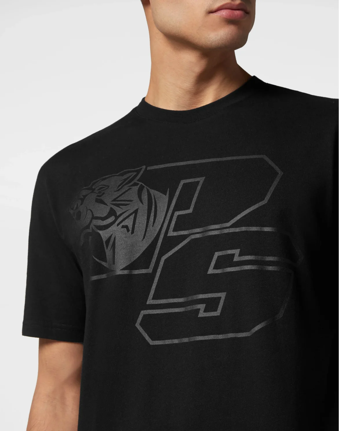 T-shirt Round Neck, цвет: Черный