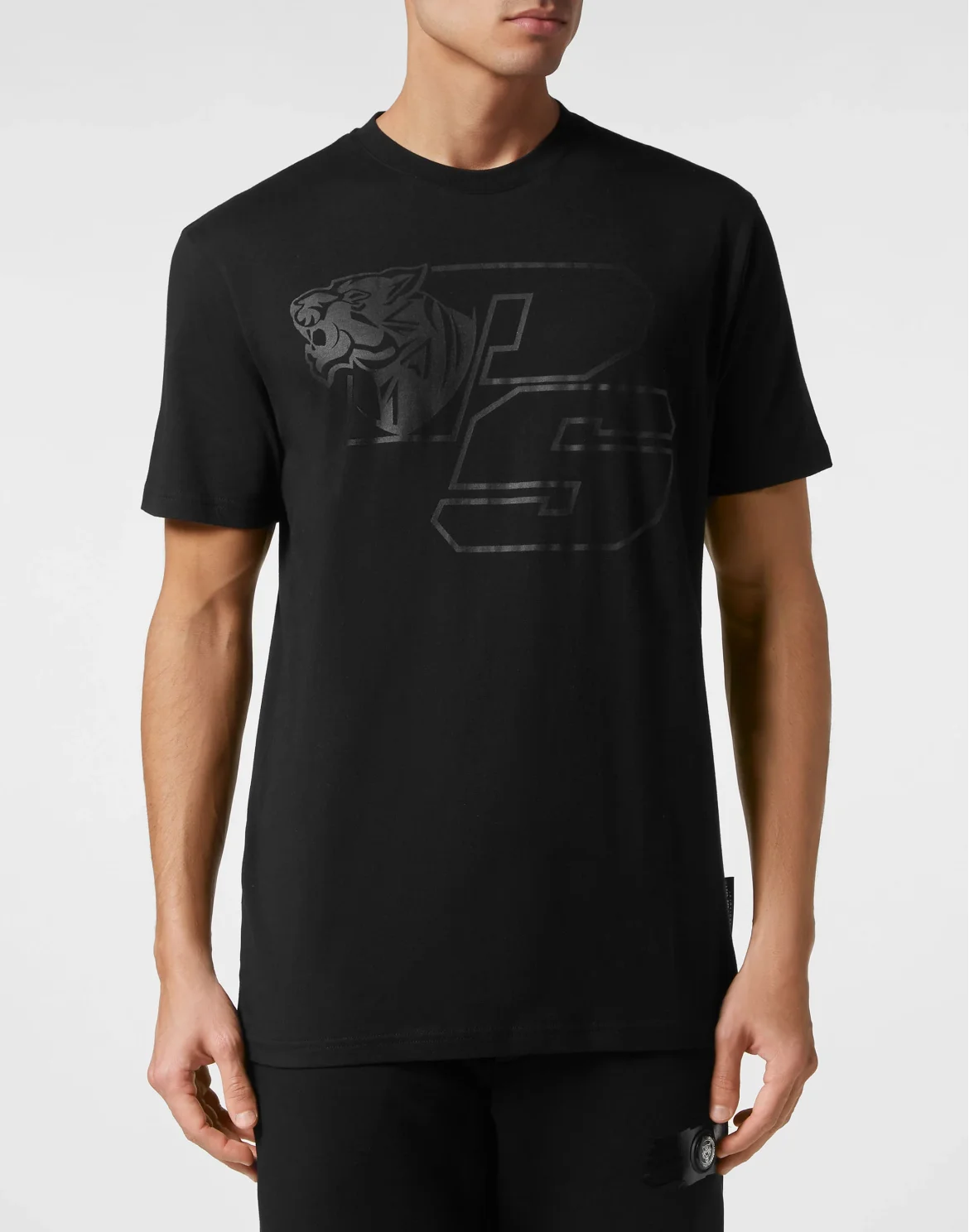 T-shirt Round Neck, цвет: Черный