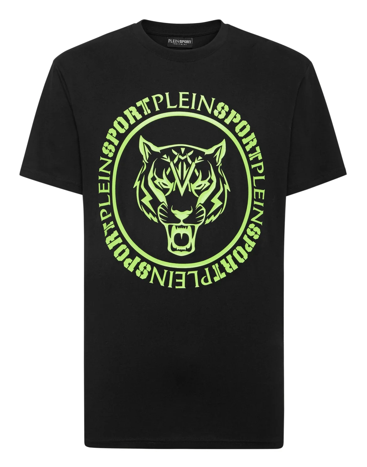 T-shirt Round Neck Carbon Tiger, цвет: Зеленый