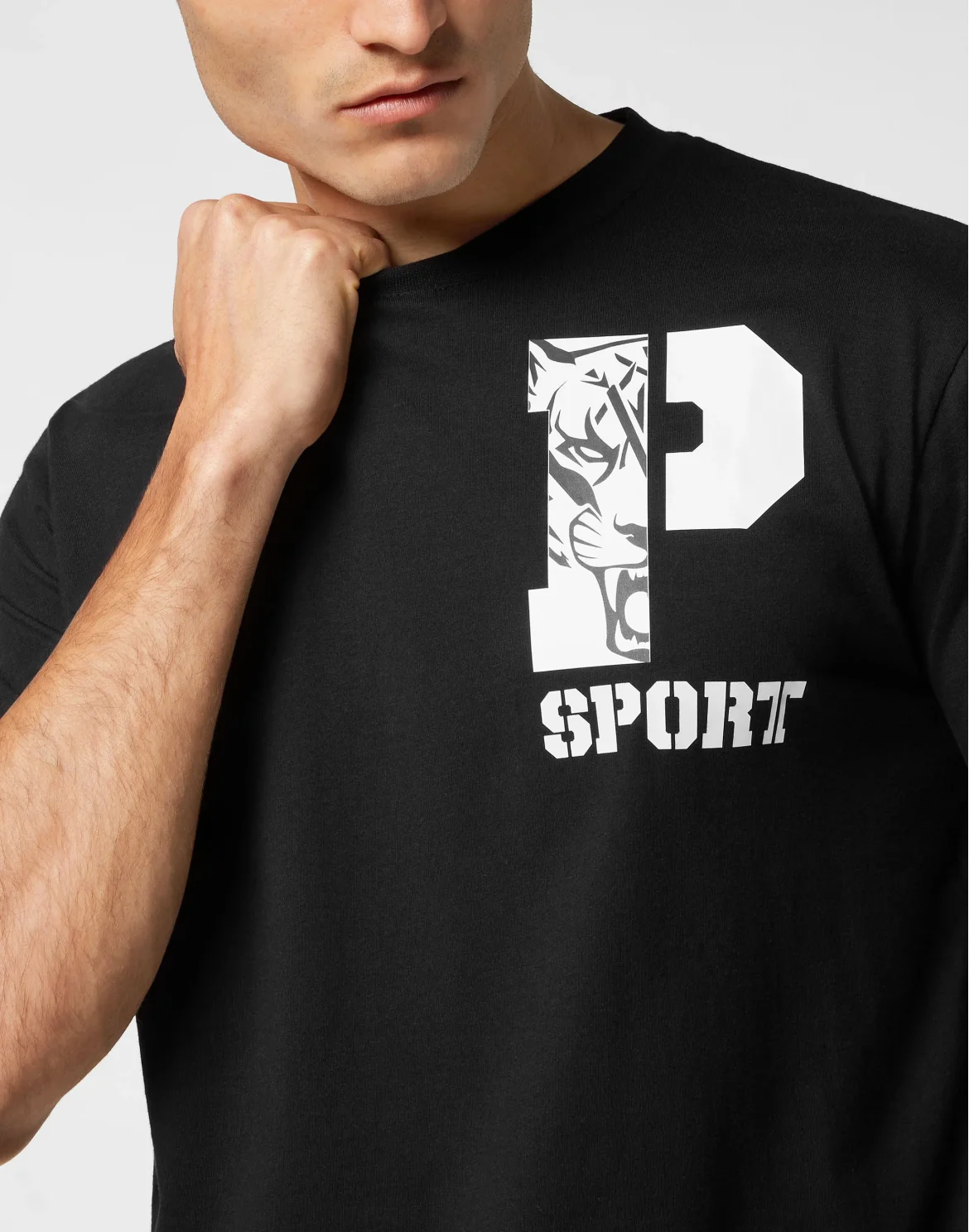 T-shirt Round Neck, цвет: Черный