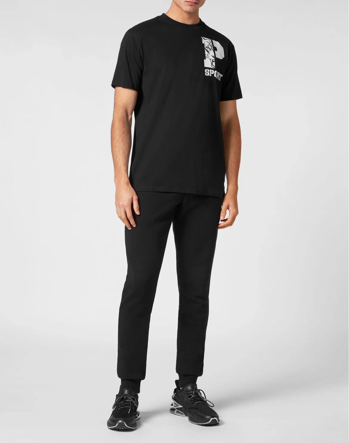 T-shirt Round Neck, цвет: Черный