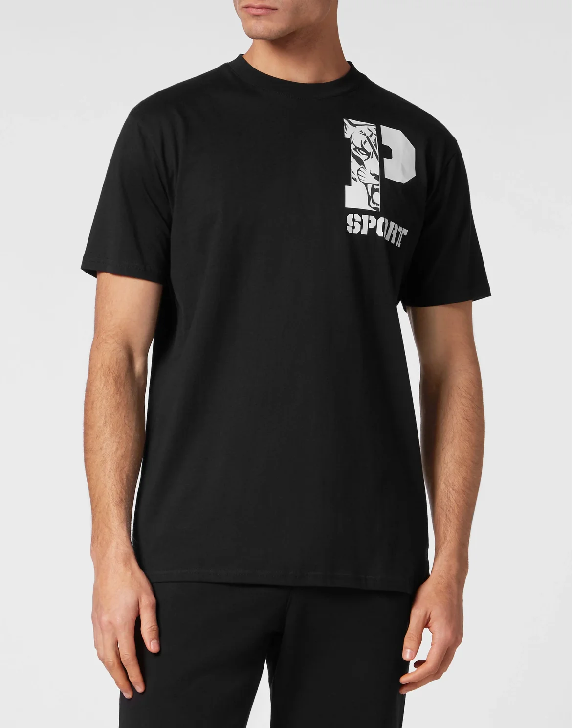 T-shirt Round Neck, цвет: Черный